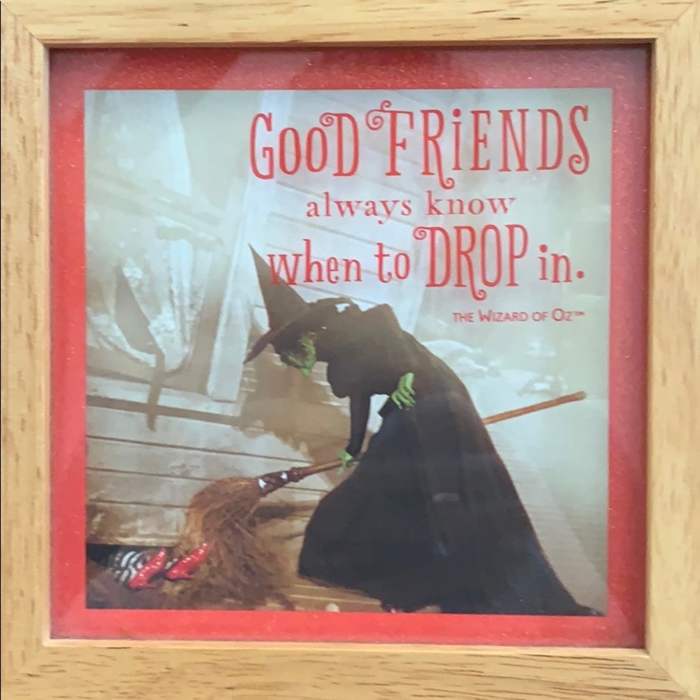 Wizard of Oz wicked witch frame picture